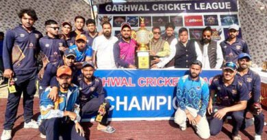 SR Rishikesh Legends won the Garhwal Cricket League 2026 title