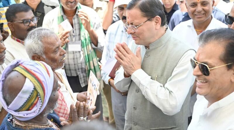 मुख्यमंत्री धामिन ऋषिकेशम ट्रांजिट कैंप कु घप्प निरीक्षण कायी